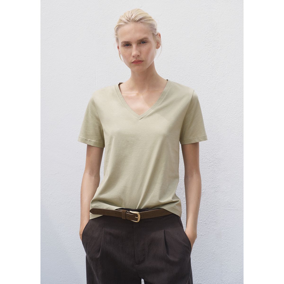 MANGO - Polo 100% Algodón Mujer Mango