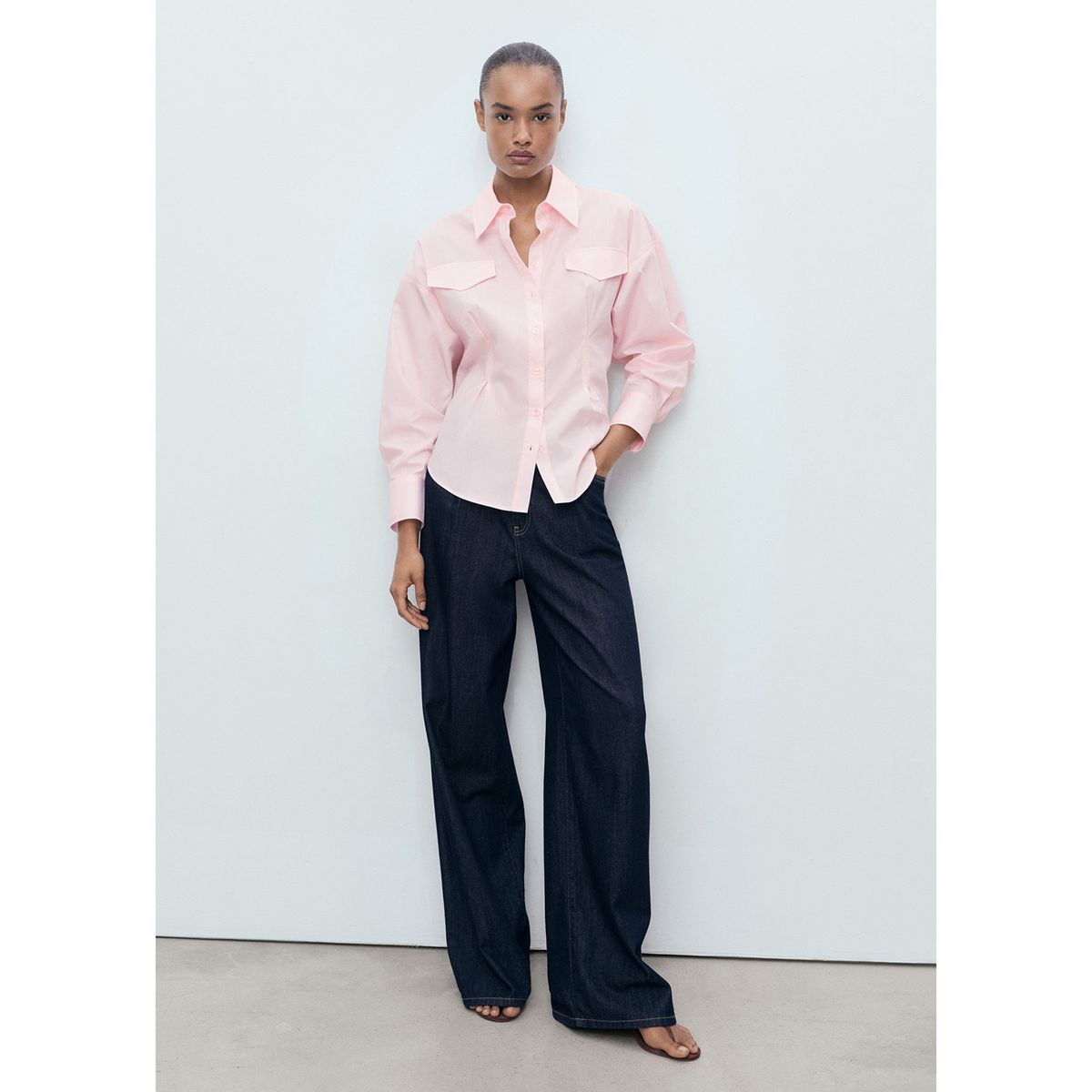 MANGO - Blusa Casual Mujer Mango