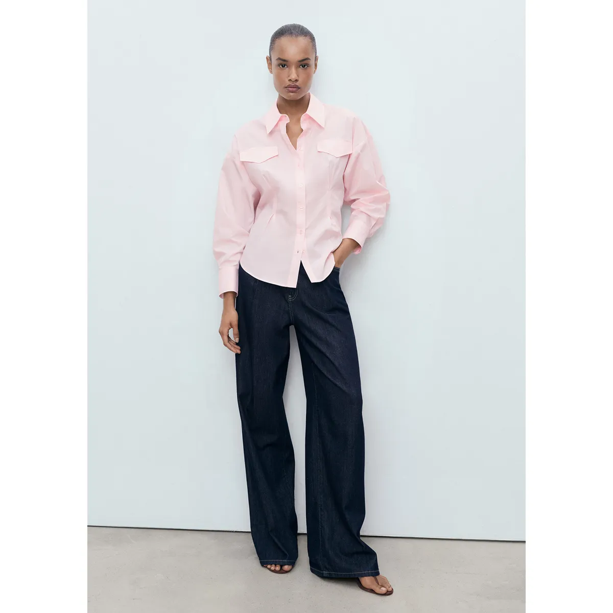 MANGO - Blusa Casual Mujer Mango