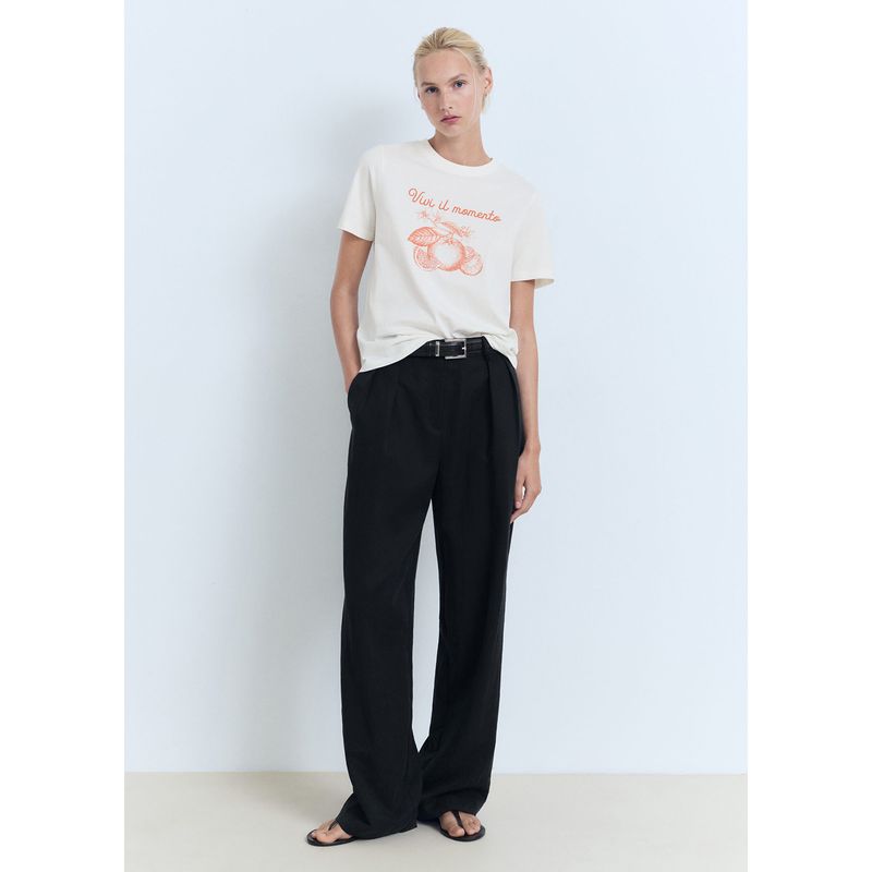 MANGO - Polo Manga Corta Mujer Mango