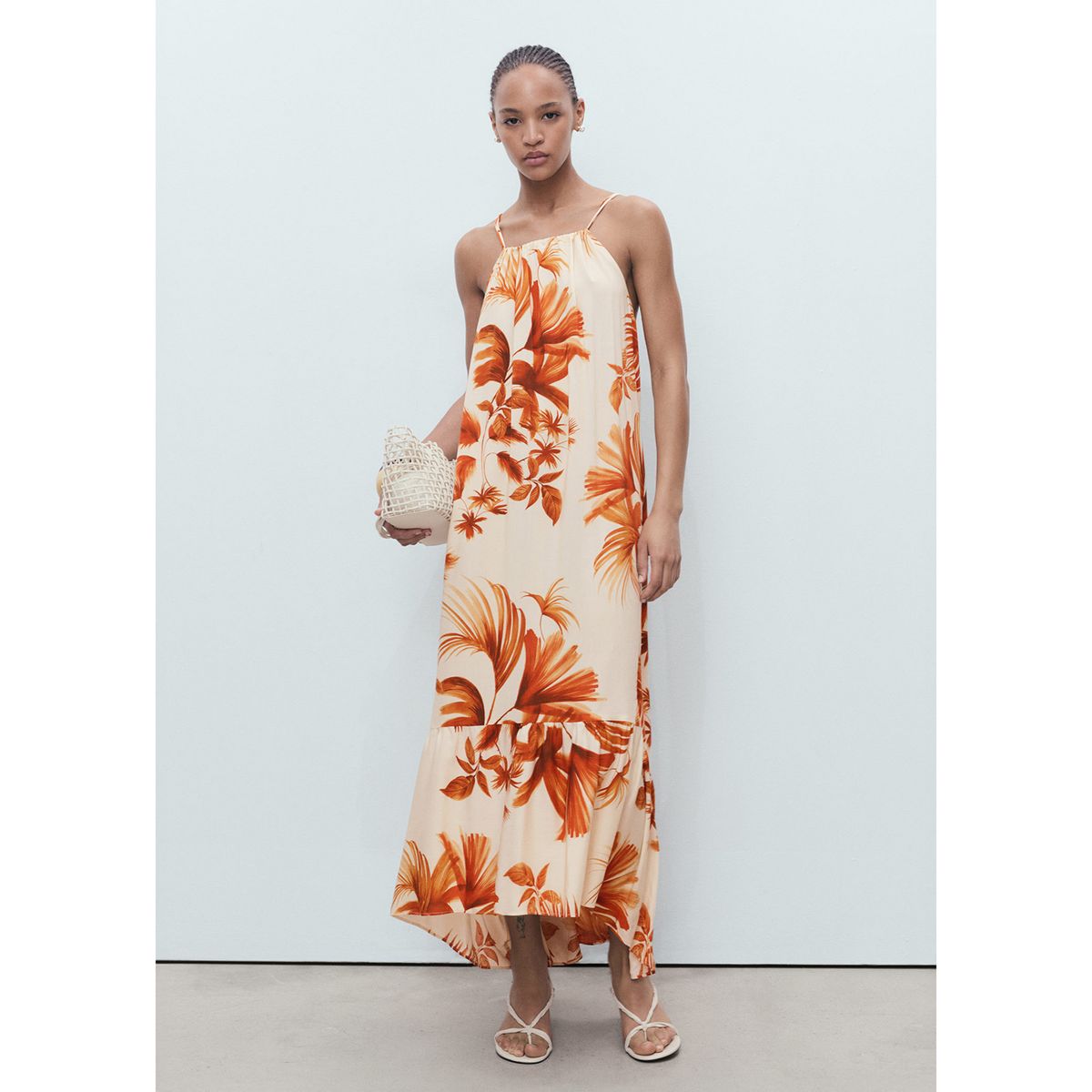 MANGO - Vestido Largo Mujer Mango