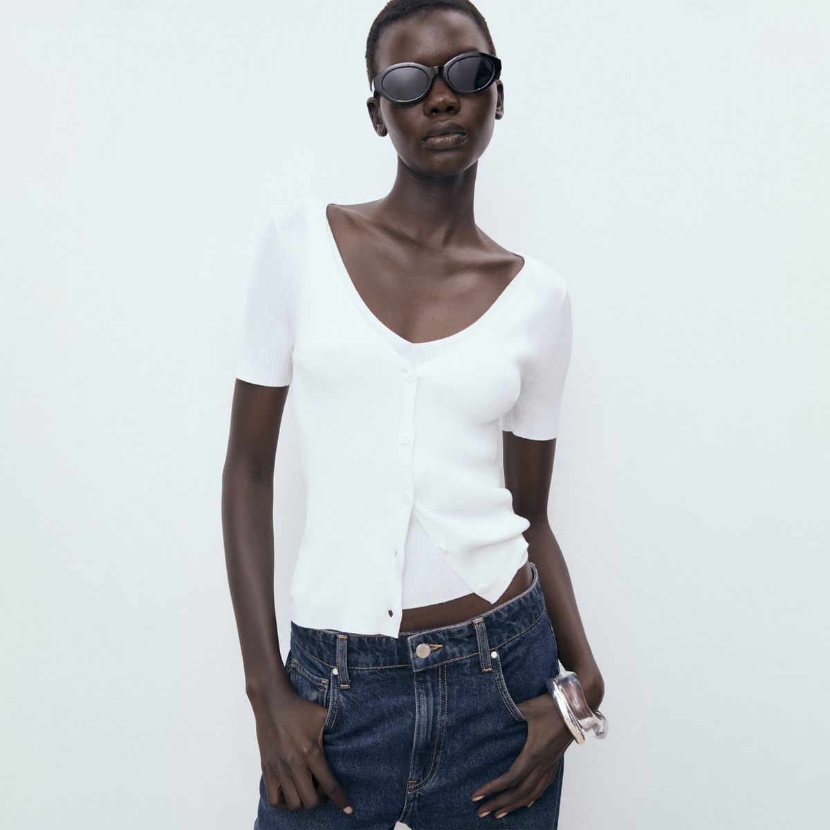 MANGO - Polo Jersey Mujer Mango