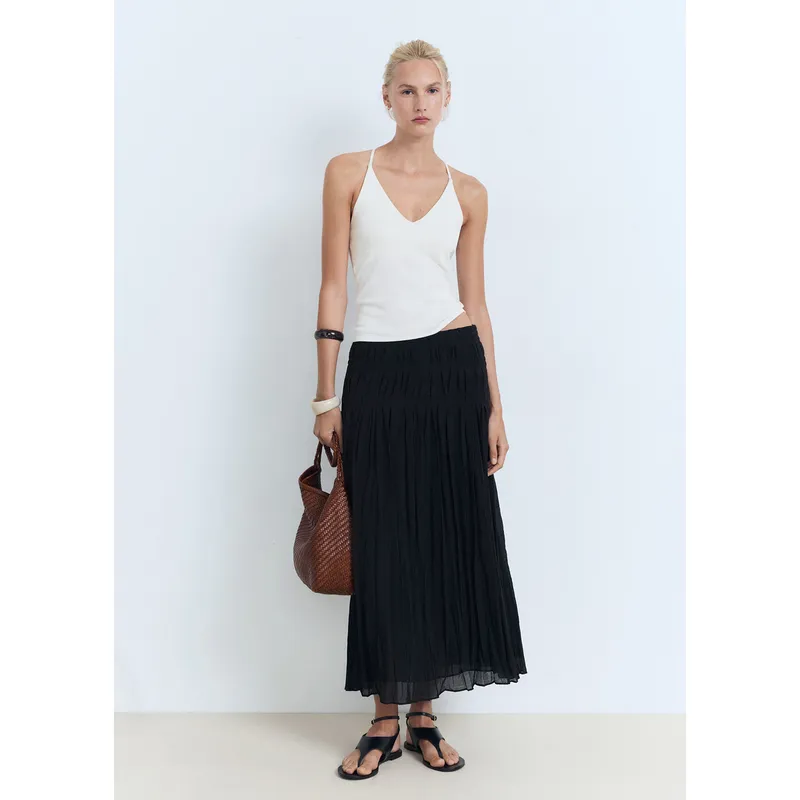 MANGO - Top Sin Mangas Mujer Mango