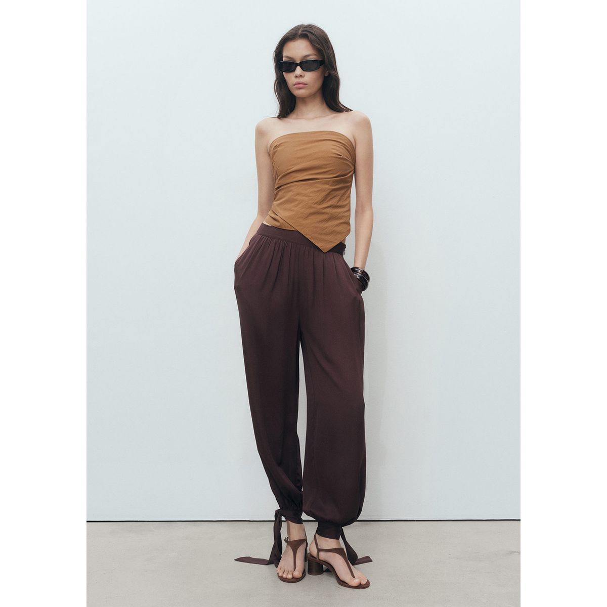 MANGO - Top Sin Mangas Mujer Mango