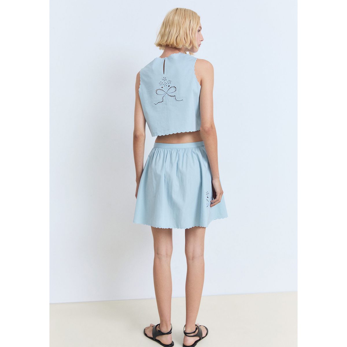 MANGO - Top Sin Mangas Mujer Mango