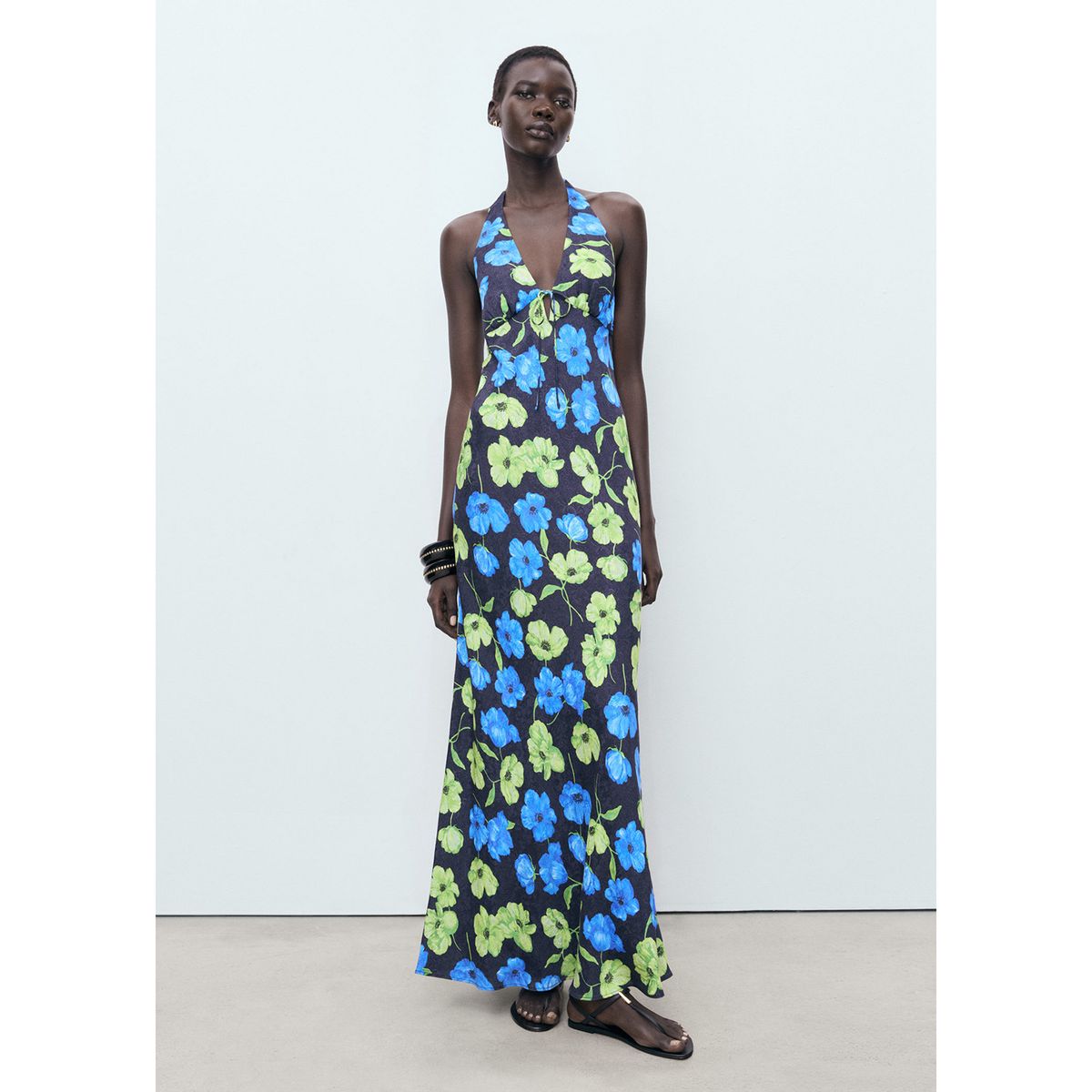 MANGO - Vestido Largo Mujer Mango