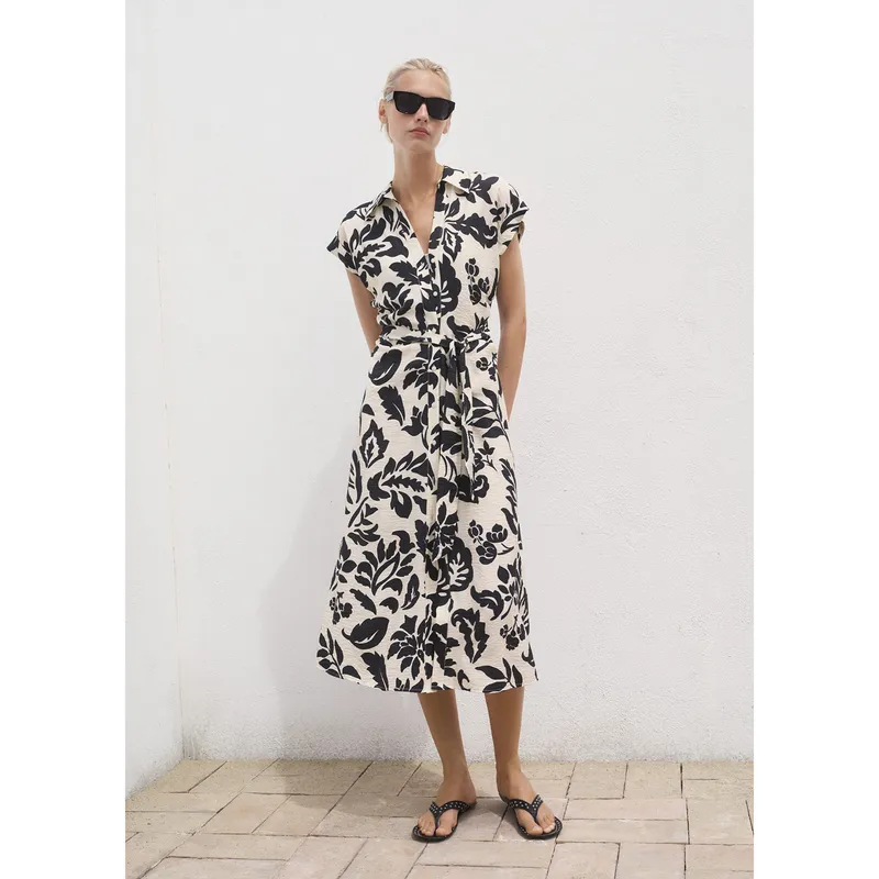 MANGO - Vestido Largo Mujer Mango