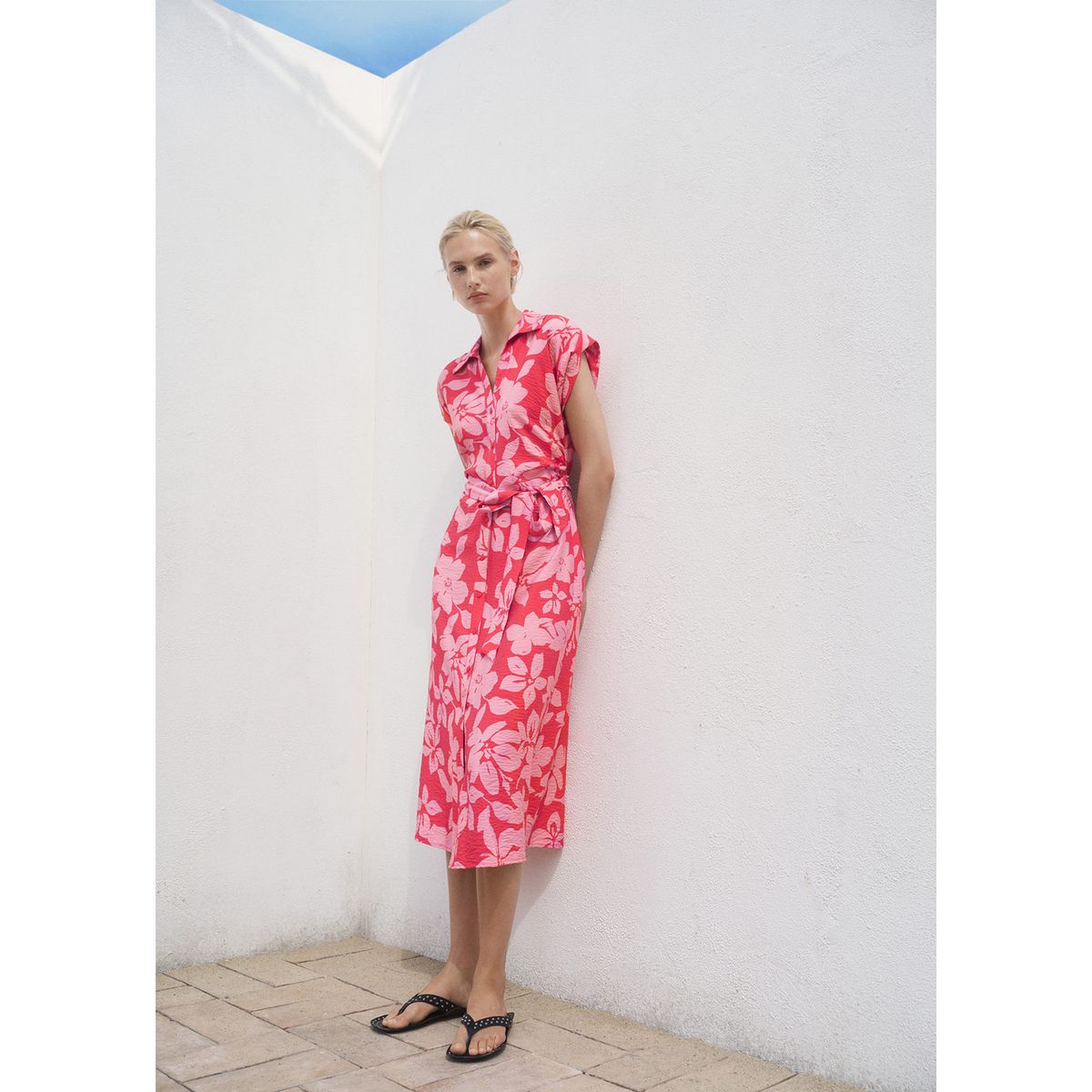 MANGO - Vestido Largo Mujer Mango