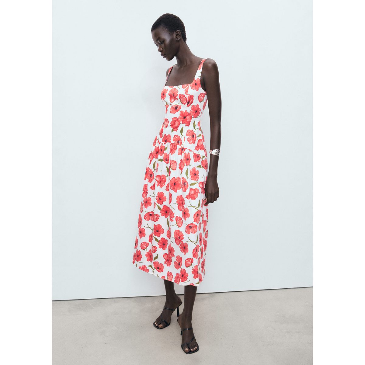 MANGO - Vestido Largo Mujer Mango