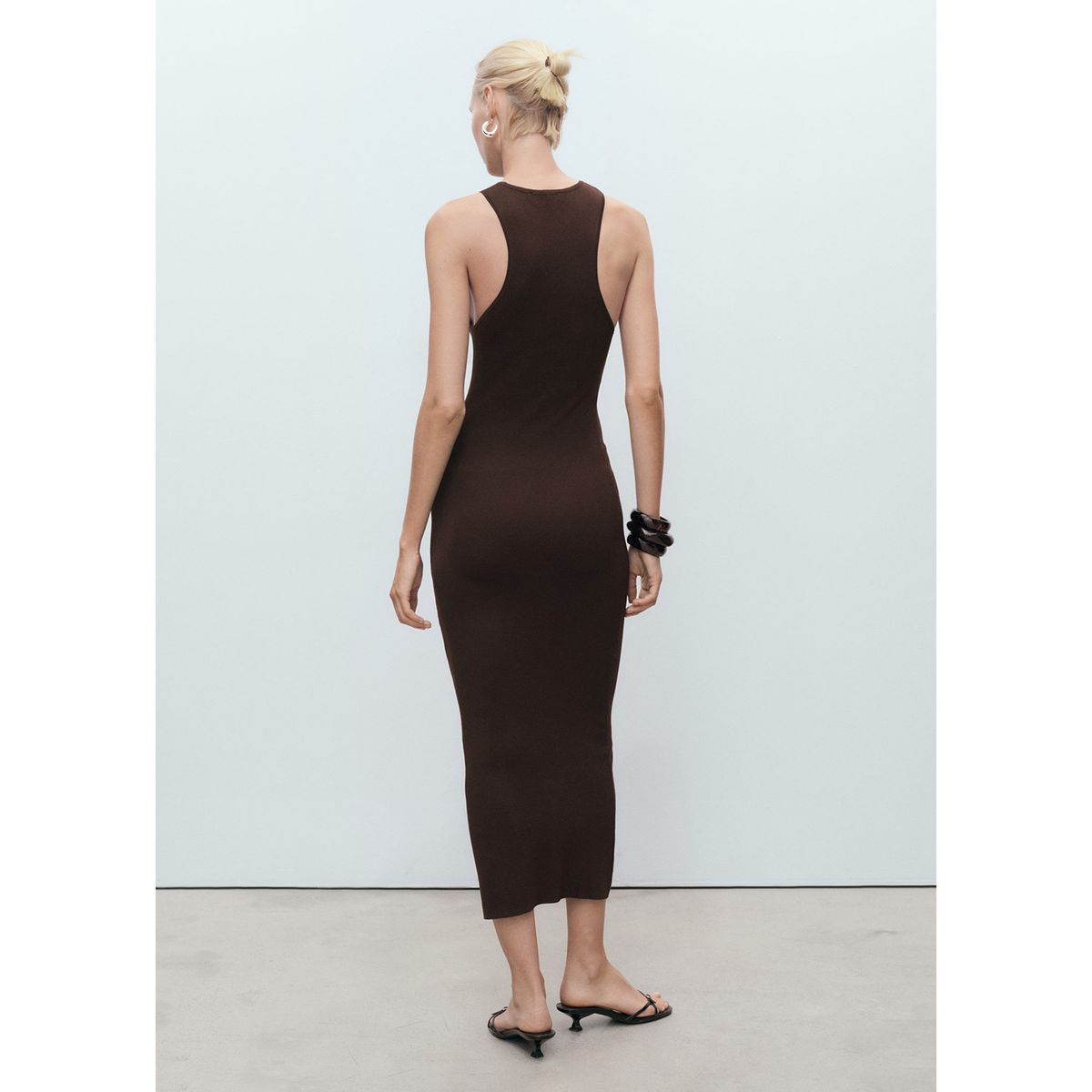 MANGO - Vestido Largo Mujer Mango