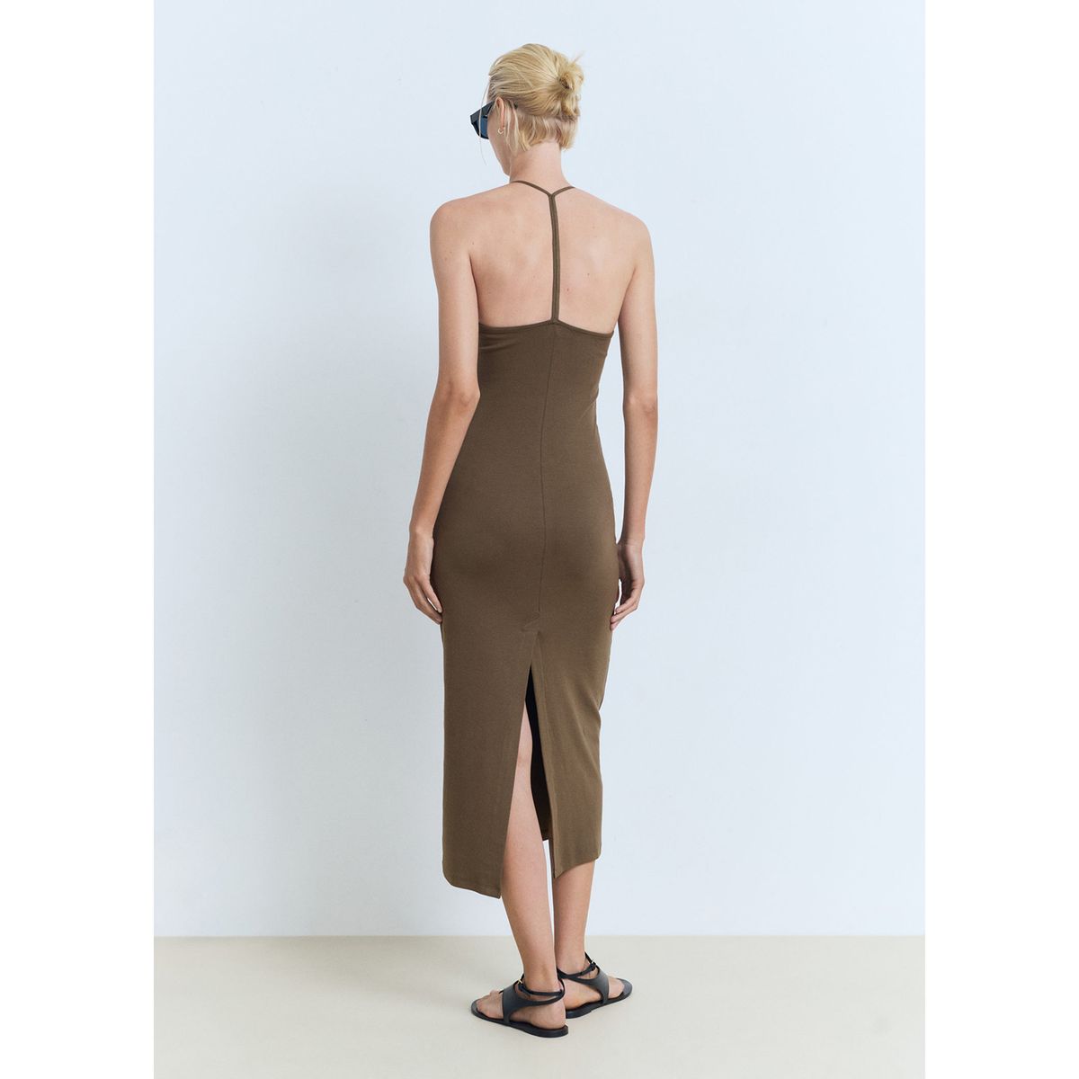 MANGO - Vestido Largo Mujer Mango