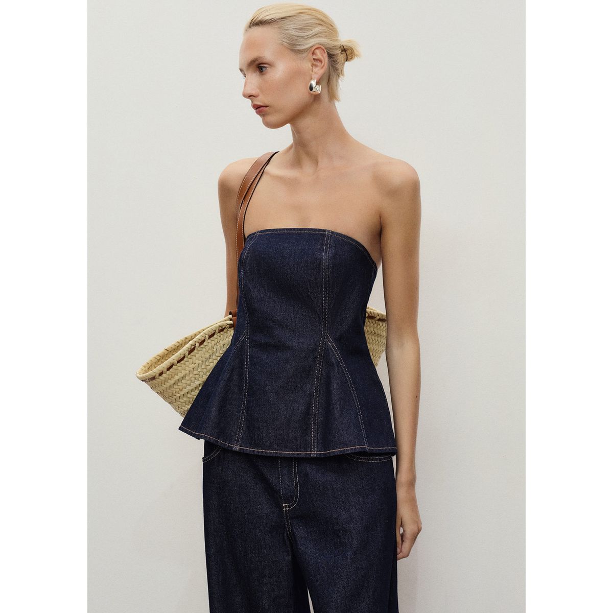 MANGO - Top Sin Mangas Mujer Mango