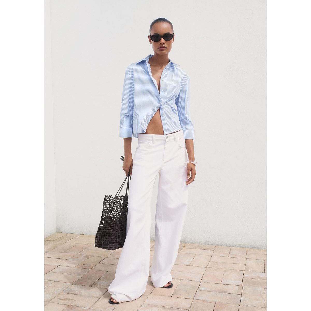 MANGO - Blusa Casual Mujer Mango