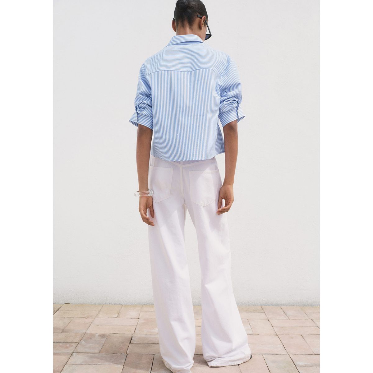 MANGO - Blusa Casual Mujer Mango