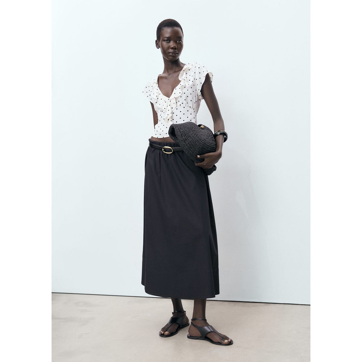 MANGO - Blusa Sin Mangas Mujer Mango