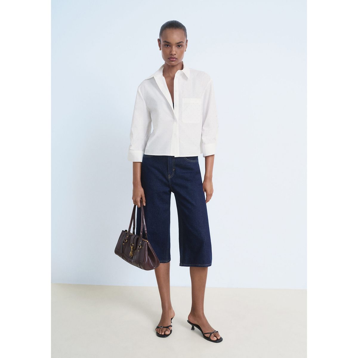 MANGO - Blusa Casual Mujer Mango