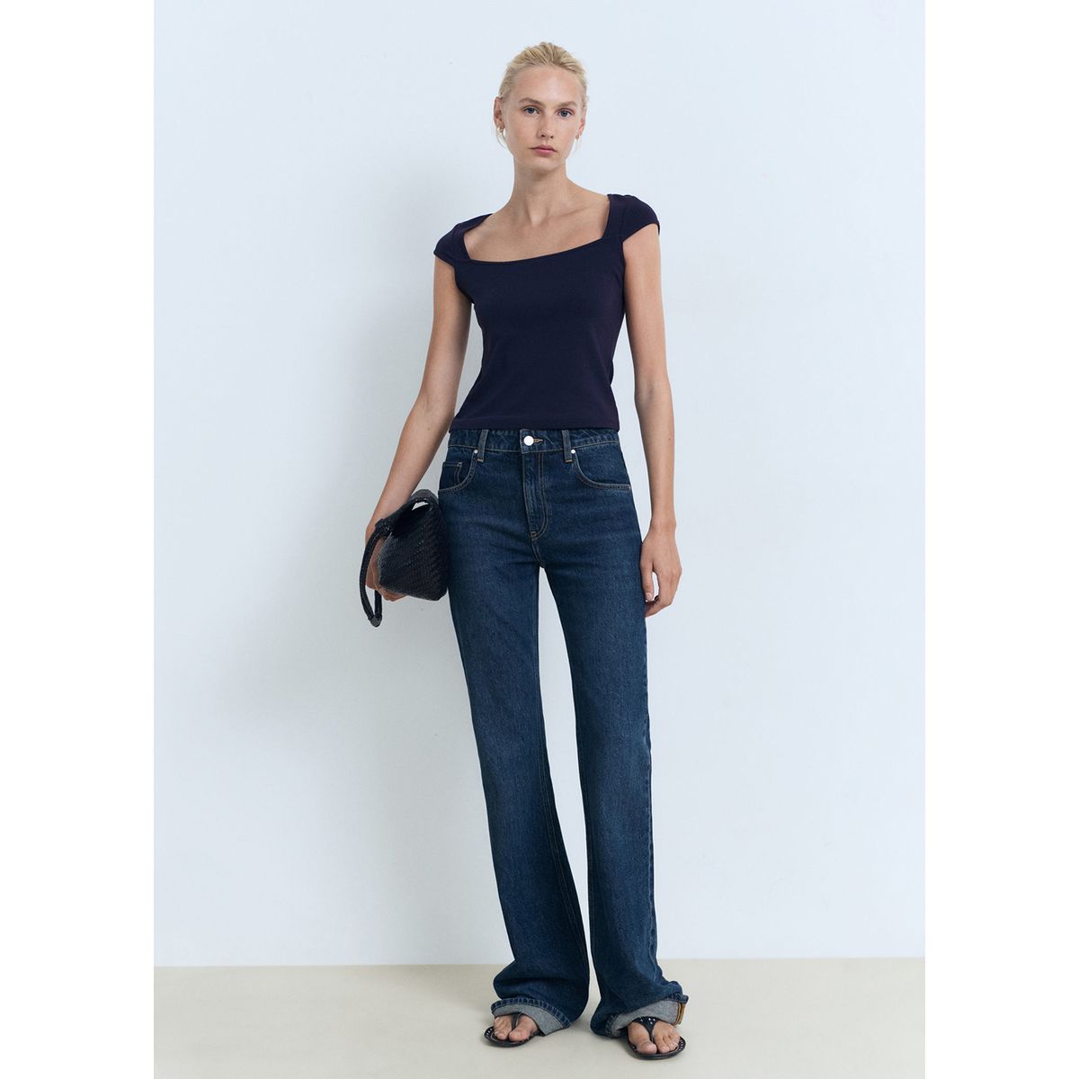 MANGO - Polo Manga Corta Mujer Mango