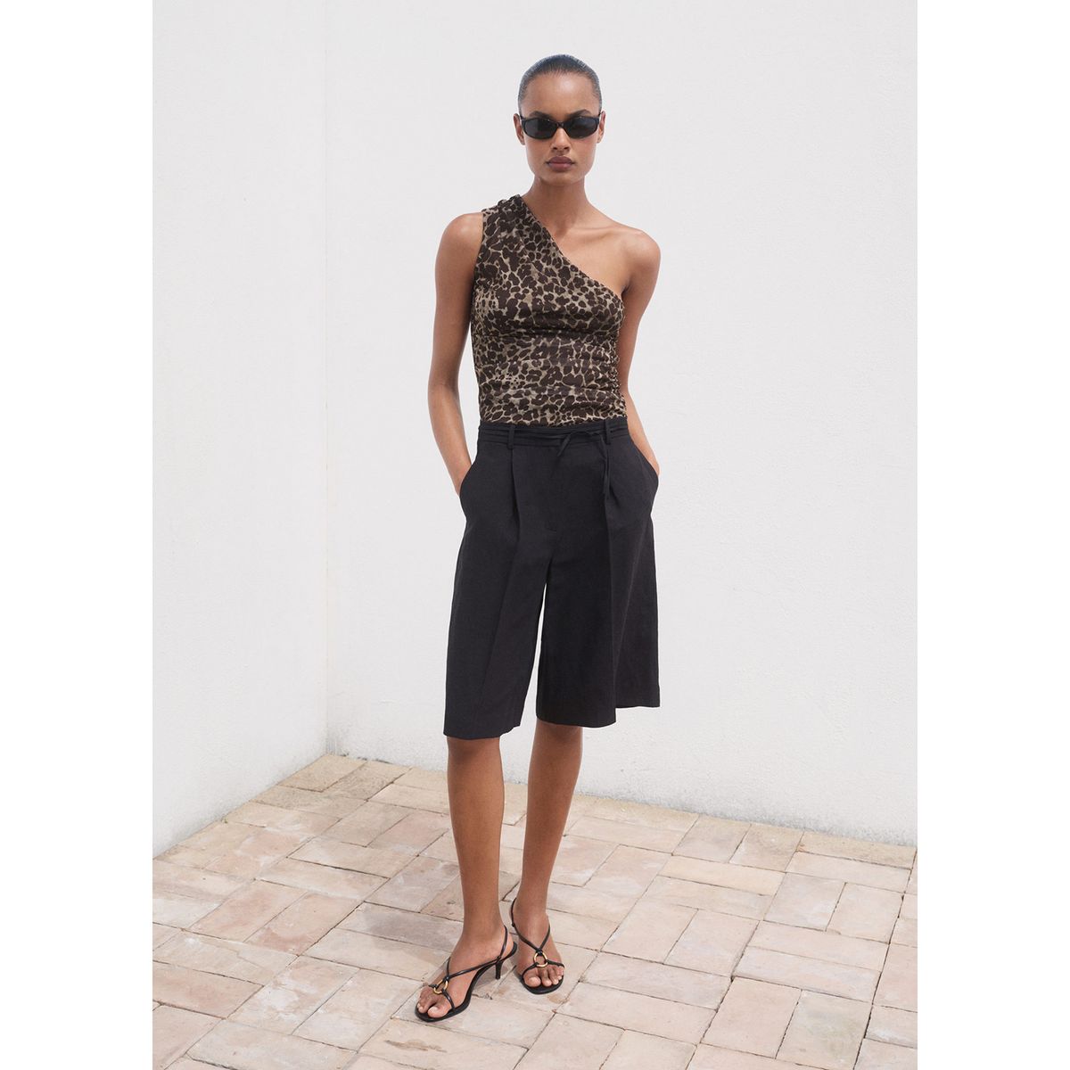 MANGO - Top Sin Mangas Mujer Mango