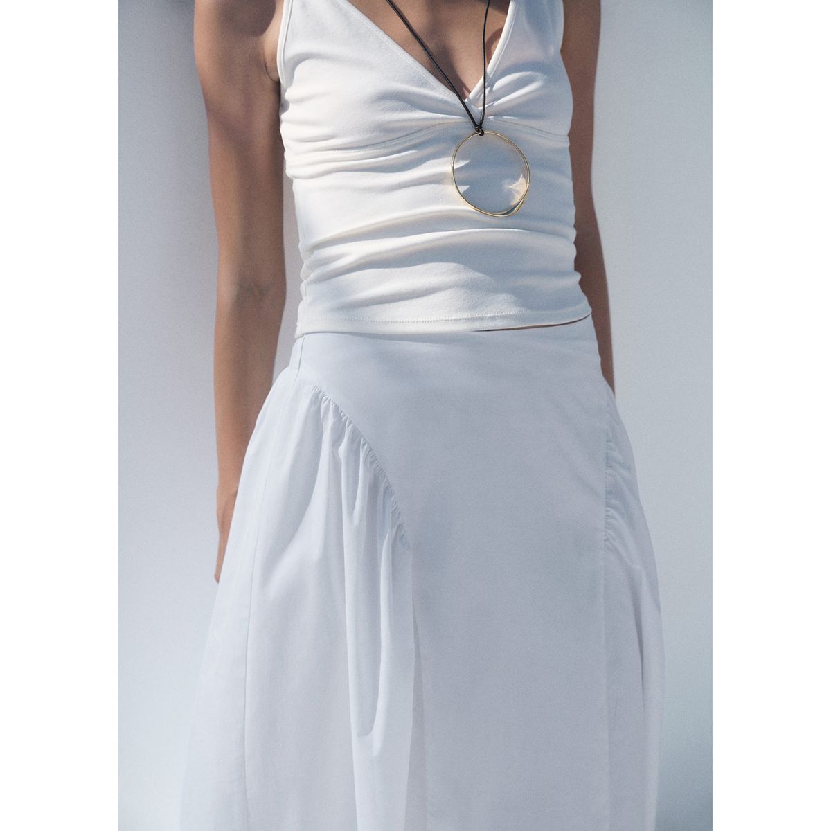 MANGO - Falda Larga Mujer Mango