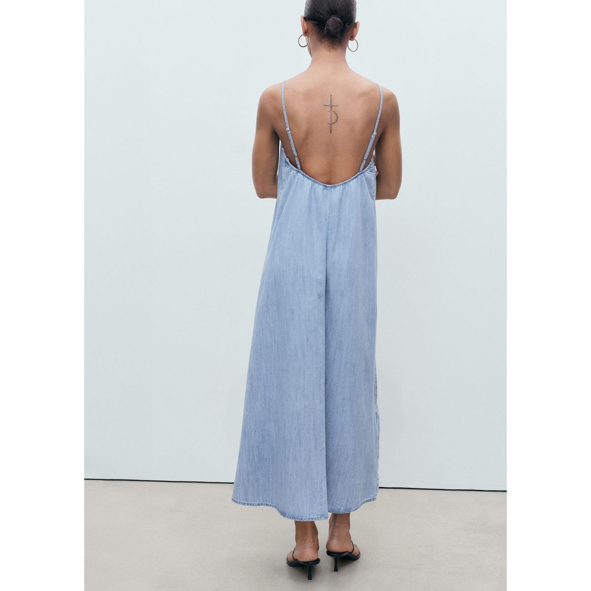 MANGO - Vestido Largo Mujer Mango