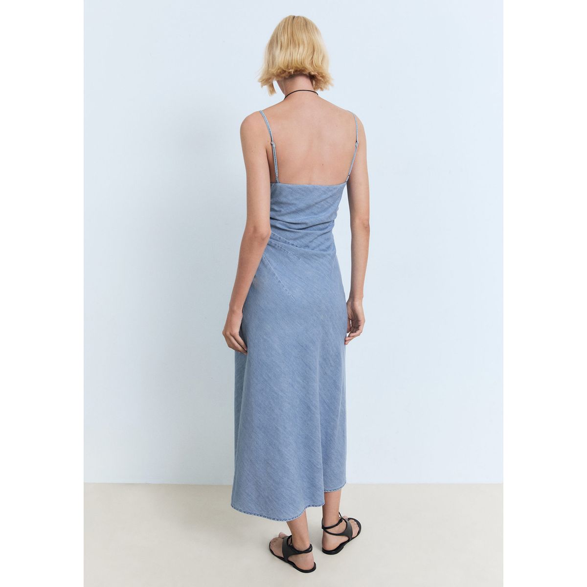 MANGO - Vestido Largo Mujer Mango