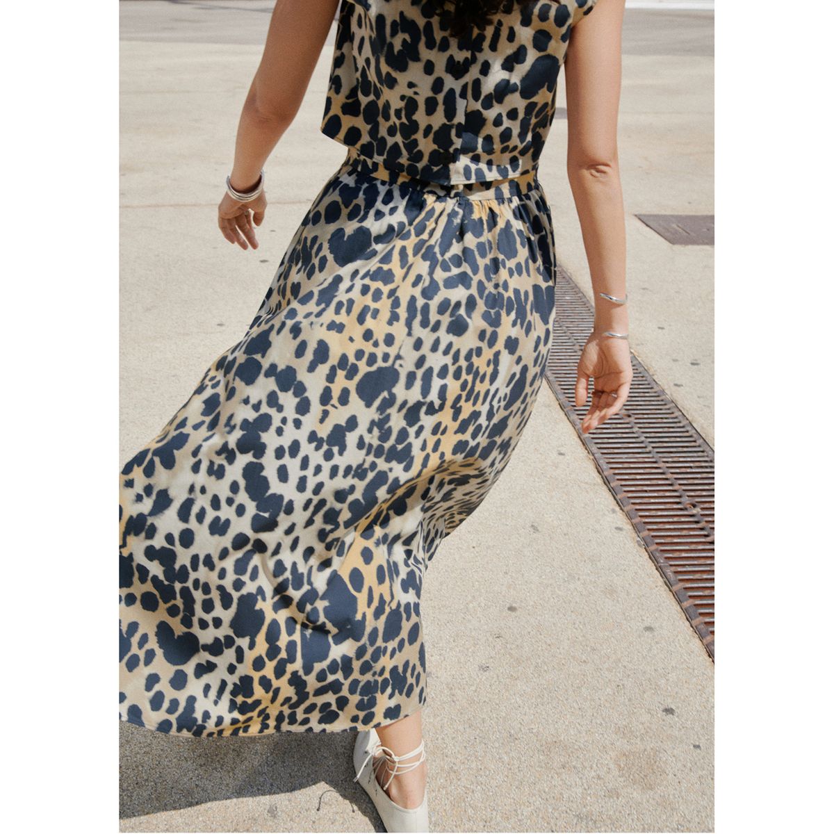 MANGO - Falda Midi Mujer Mango