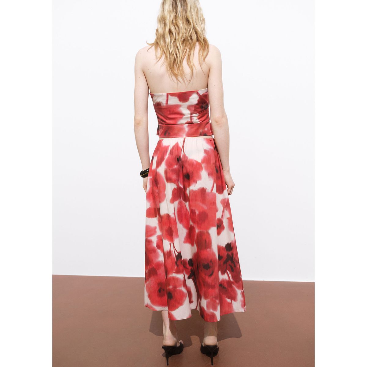 MANGO - Falda Larga Mujer Mango