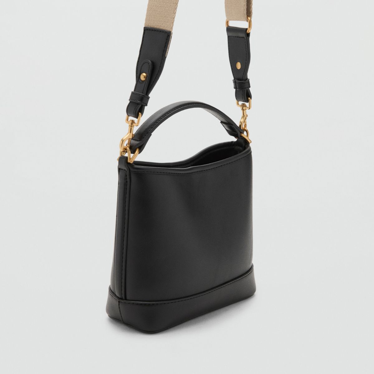 MANGO - Cartera Bucket Isolda Mujer Mango