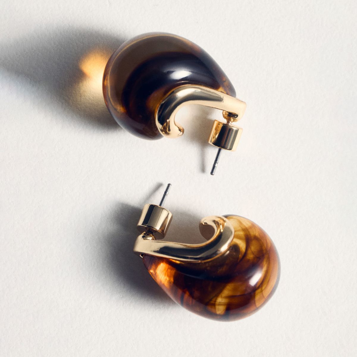 MANGO - Aretes Cameron Mujer Mango