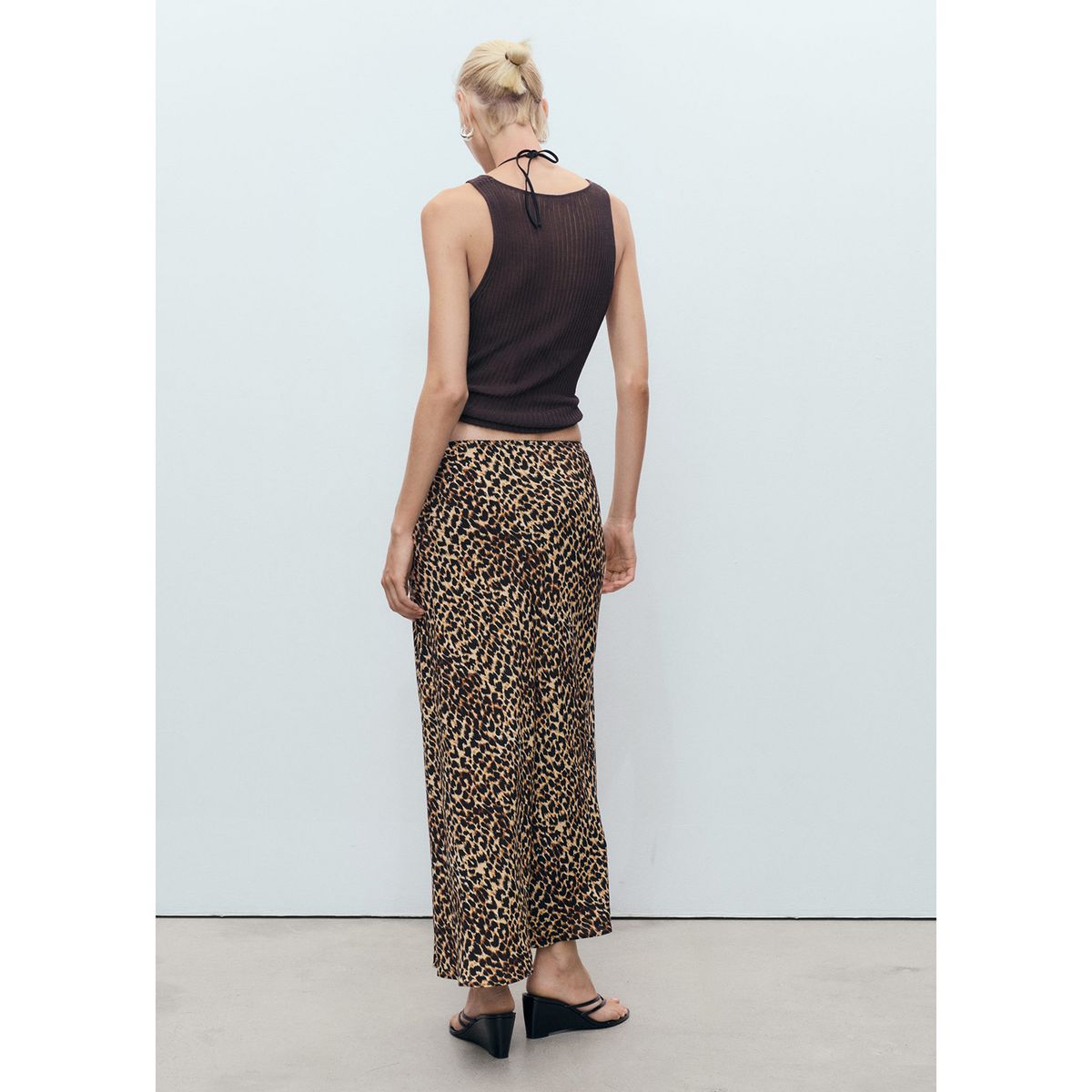 MANGO - Falda Midi Mujer Mango