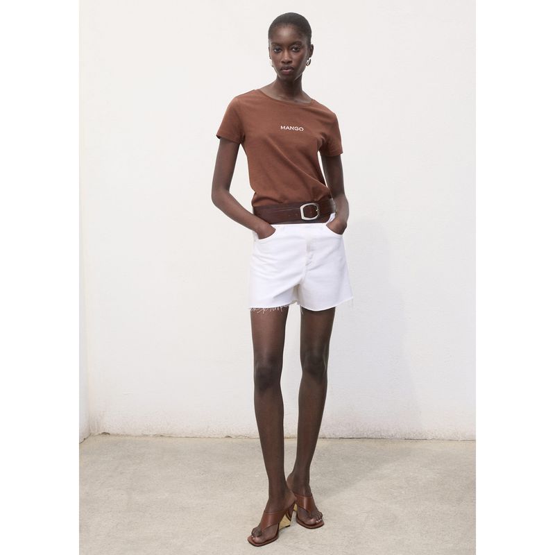 MANGO - Polo Manga Corta Mujer Mango