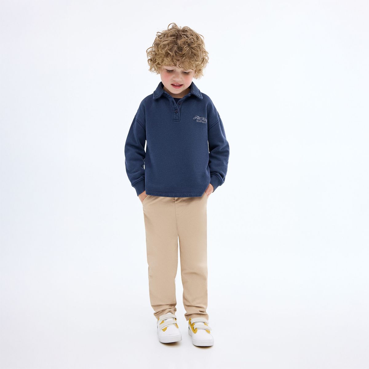 MANGO KIDS - Pantalón Bebé Niño Algodón Mango Kids