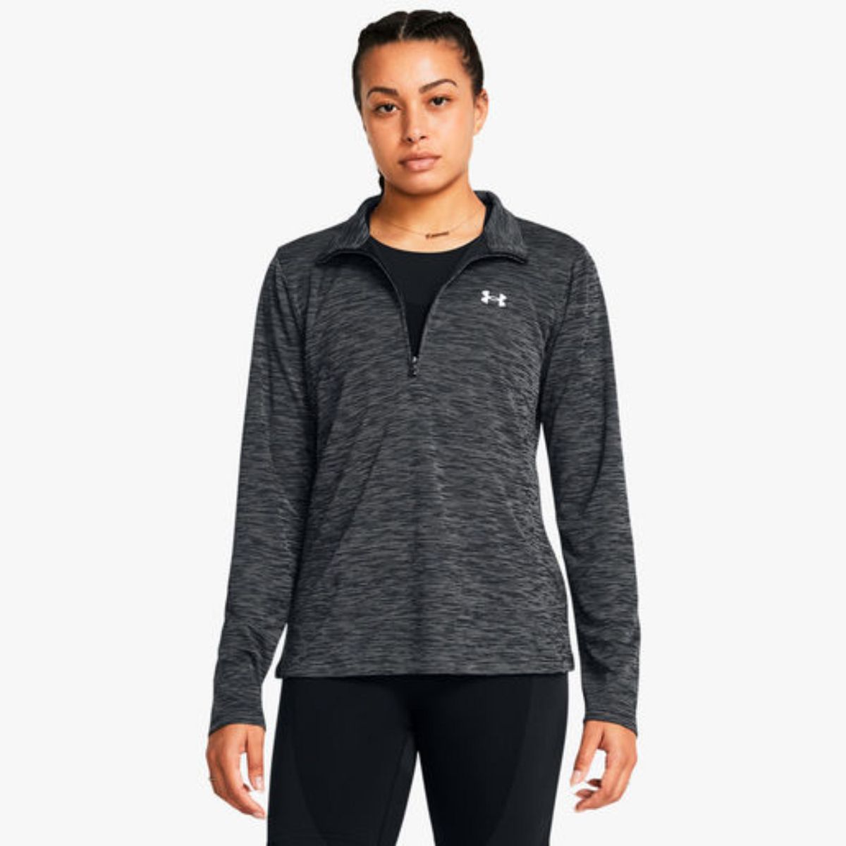 UNDER ARMOUR - Polera Under Armour Tech Textured 1/2 Zip Mujer