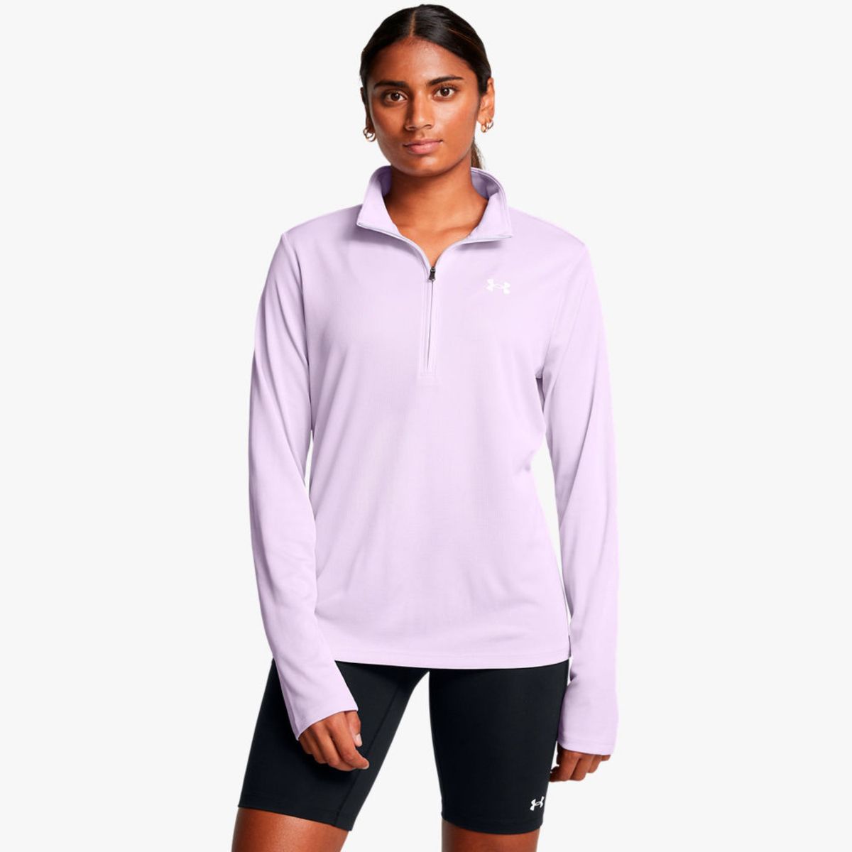 UNDER ARMOUR - Polera Under Armour Tech Textured 1/2 Zip Mujer