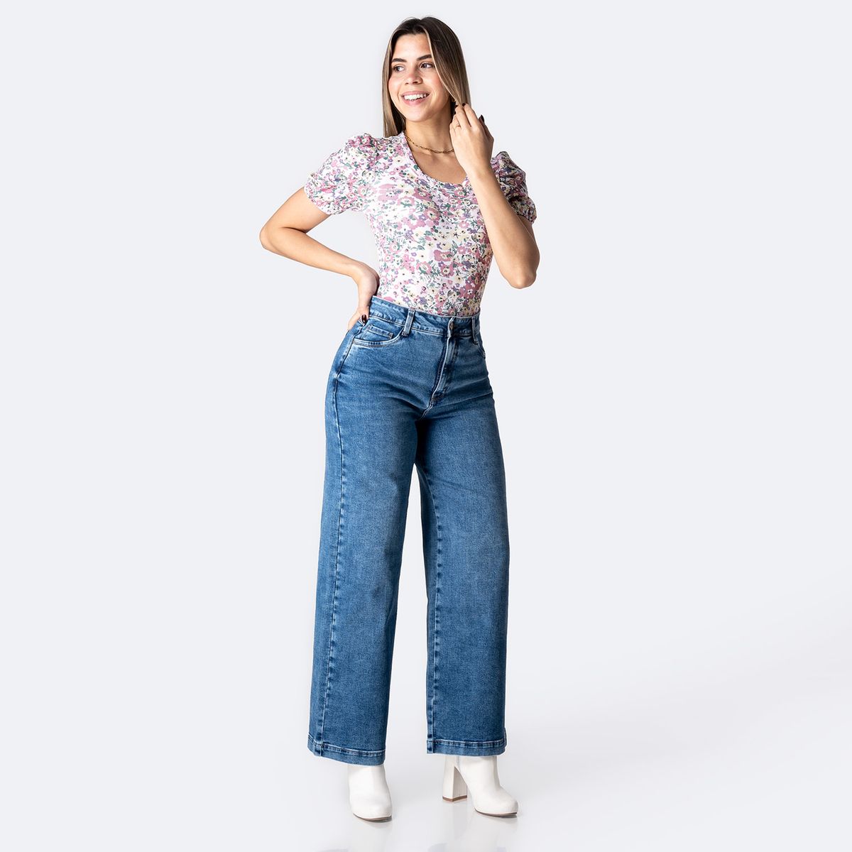 PIONIER - Jean Wide Leg Mujer Pionier