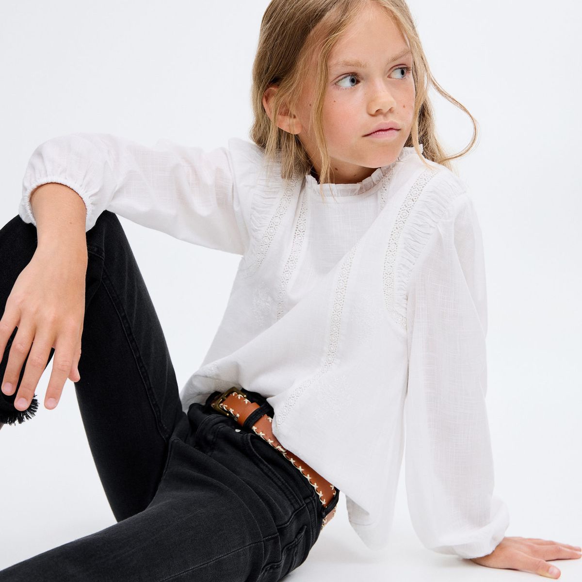 MANGO KIDS - Jean Flare Niña Algodón Mango Kids