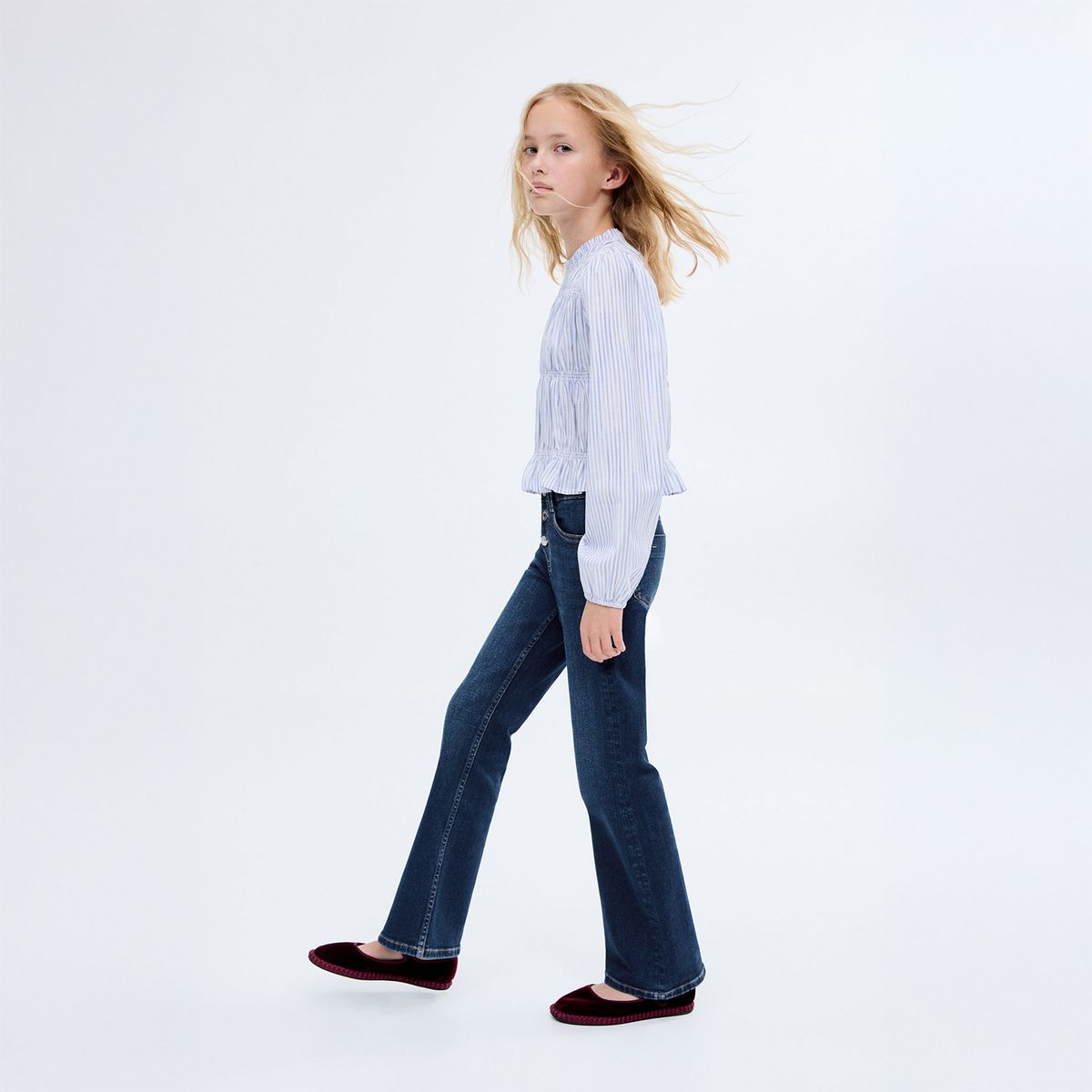 MANGO KIDS - Jean Flare Niña Algodón Mango Kids