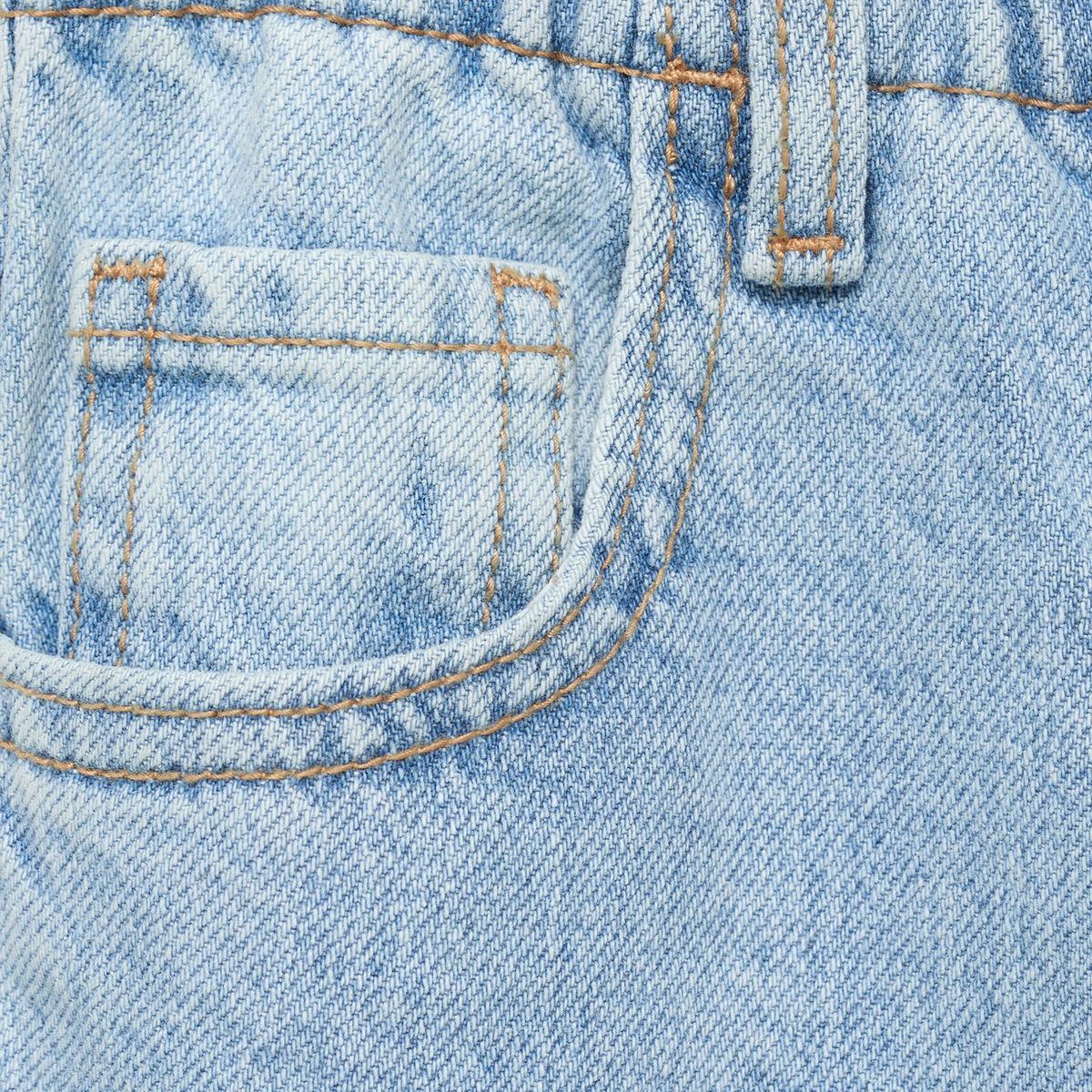 MANGO KIDS - Jean Paperbag Niña Algodón Mango Kids