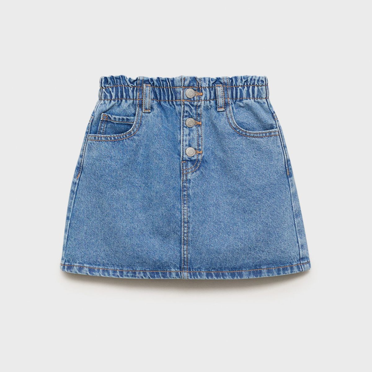 MANGO KIDS - Falda Paperbag Niña Algodón Mango Kids