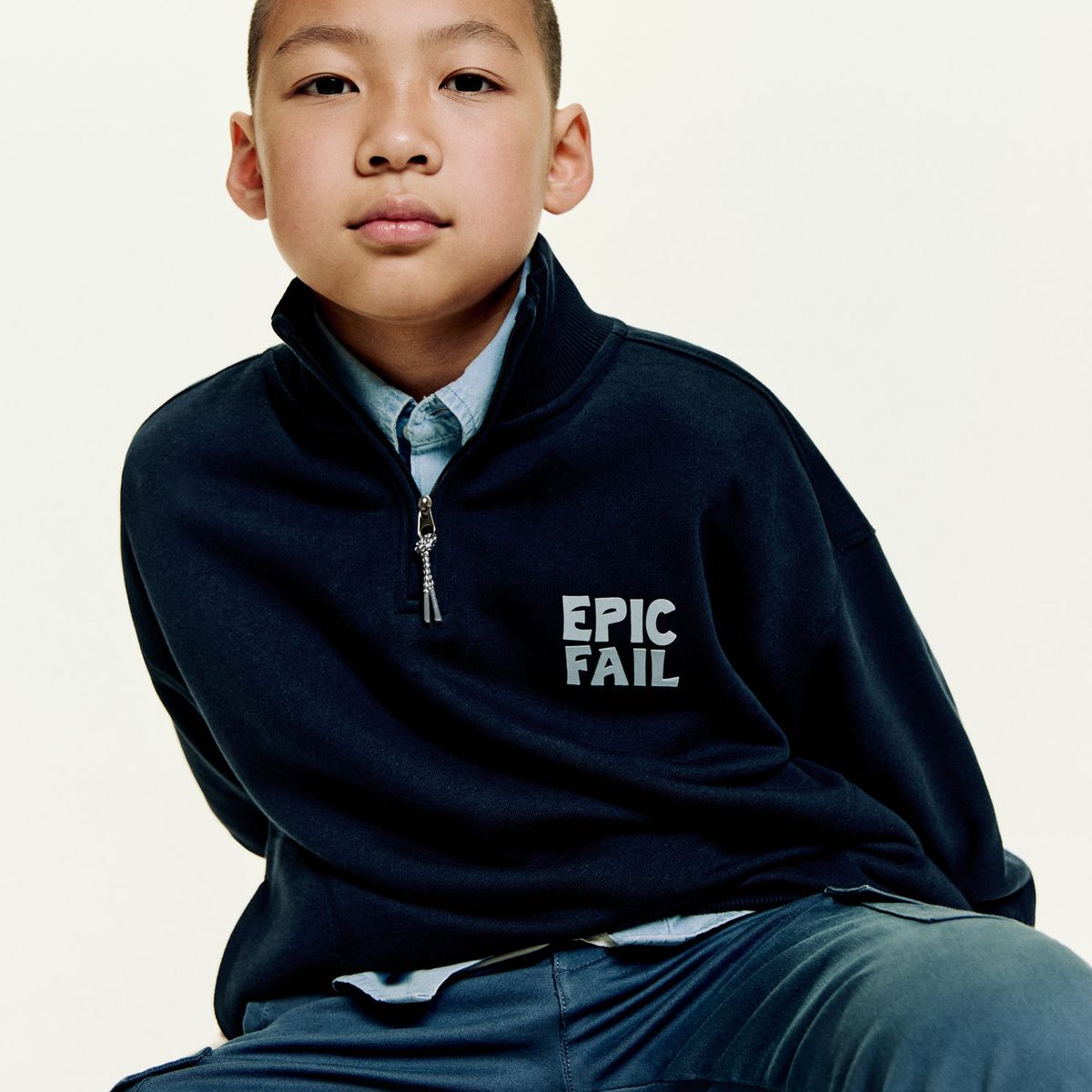 MANGO KIDS - Polera Niño Algodón Mango Kids