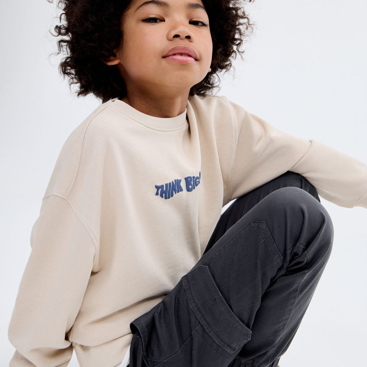 MANGO KIDS - Pantalón Cargo Niño Algodón Mango Kids