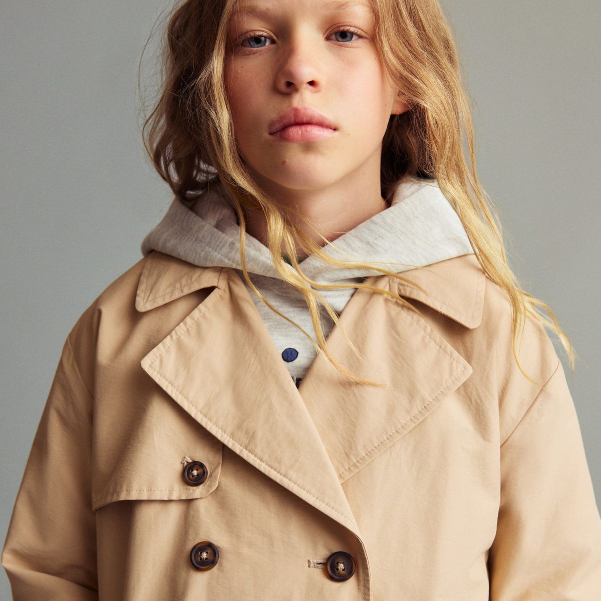 MANGO KIDS - Trench Niña Mango Kids