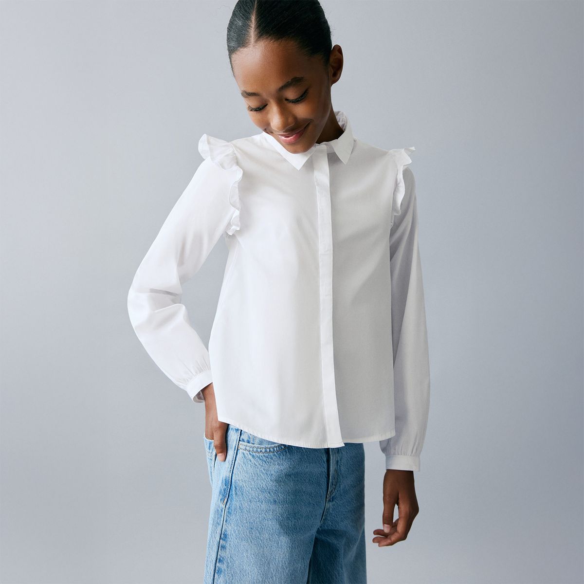 MANGO KIDS - Blusa Niña Algodón Mango Kids