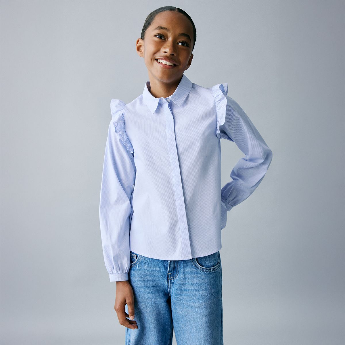 MANGO KIDS - Blusa Niña Algodón Mango Kids