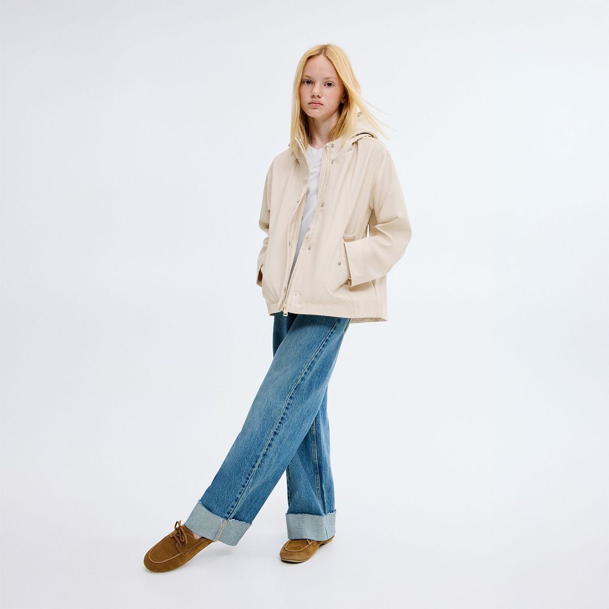 MANGO KIDS - Casaca Cortaviento Niña Mango Kids