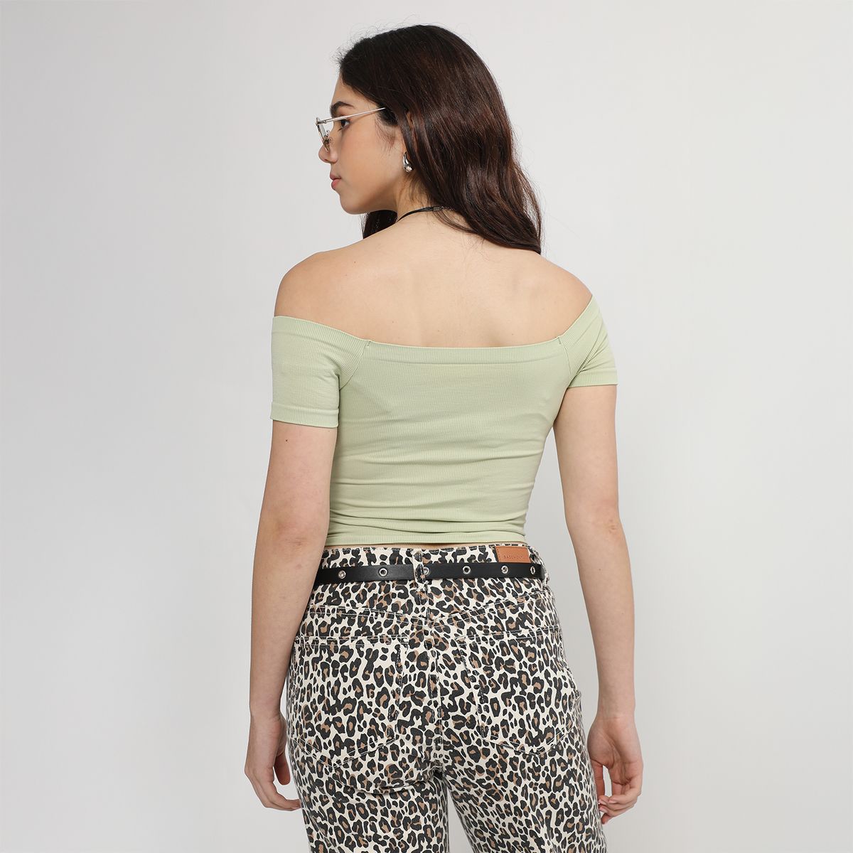 SYBILLA - Polo Off Shoulder Mujer Sybilla