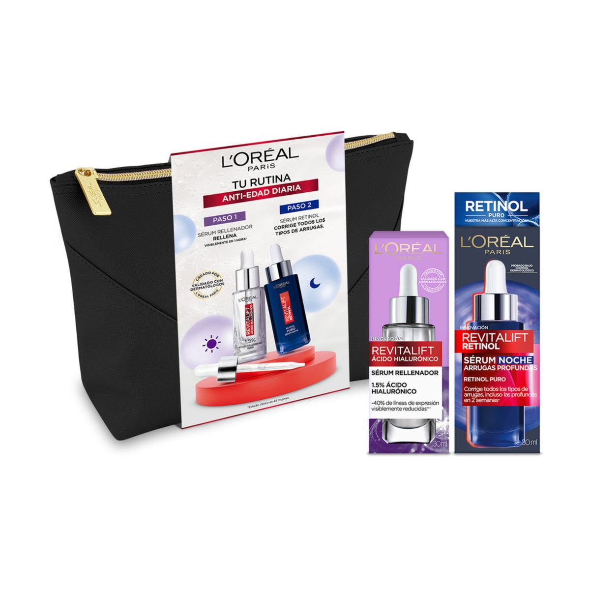 LOREAL PARIS - Pack Serum Ha + Serum Retinol