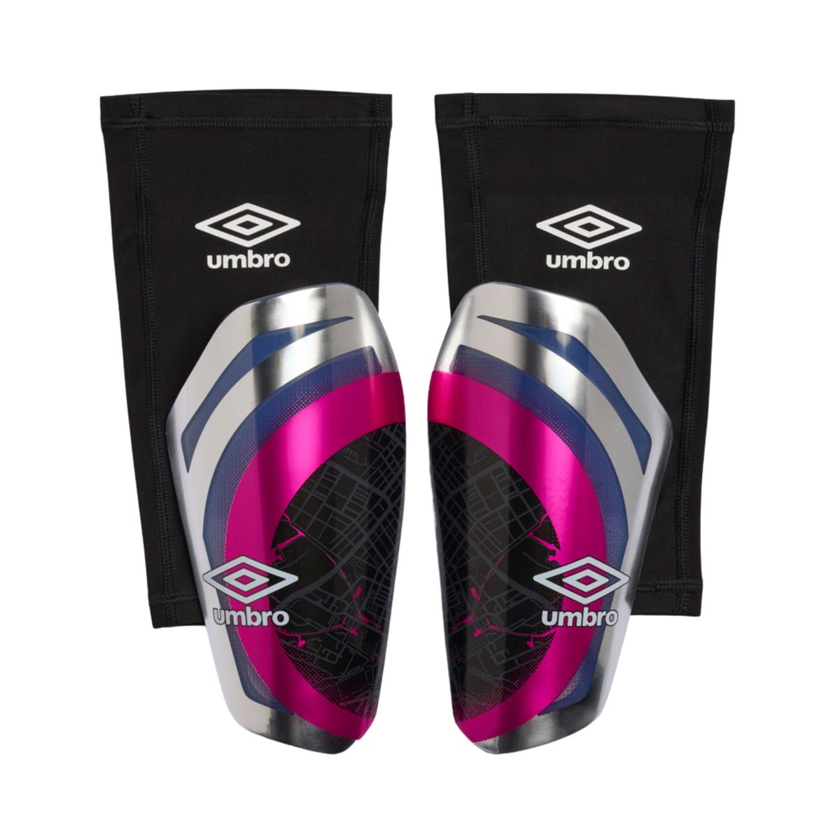 UMBRO - Canilleras Neo Shield W/sleeve Fútbol Unisex Umbro