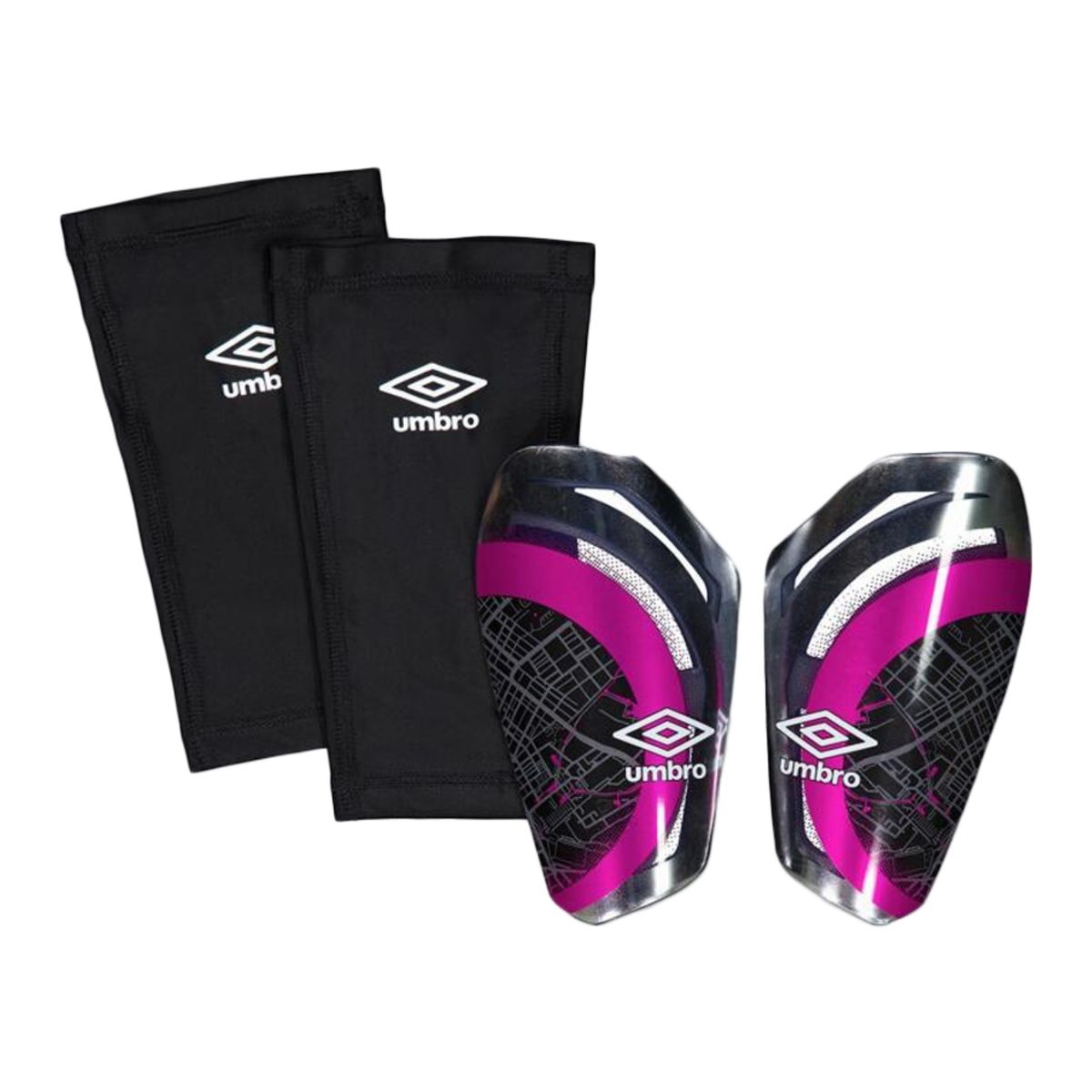 UMBRO - Canilleras Neo Shield W/sleeve Fútbol Unisex Umbro