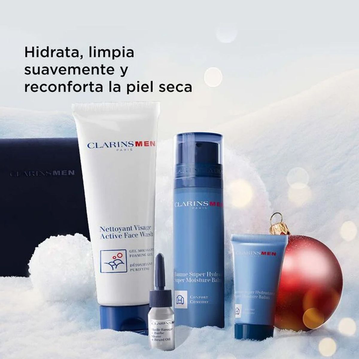 CLARINS - Clarinsmen Hydration Essentials Holiday Set